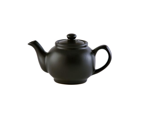Matt Black 2cup Teapot