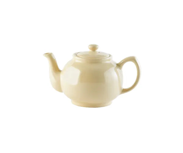 Cream 2Cup Teapot