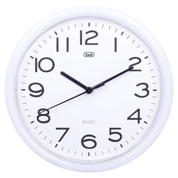 Trevi Wall Clock 24cm White