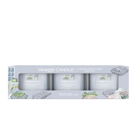 Yankee Candle 3 pack filled votive a calm & quiet place