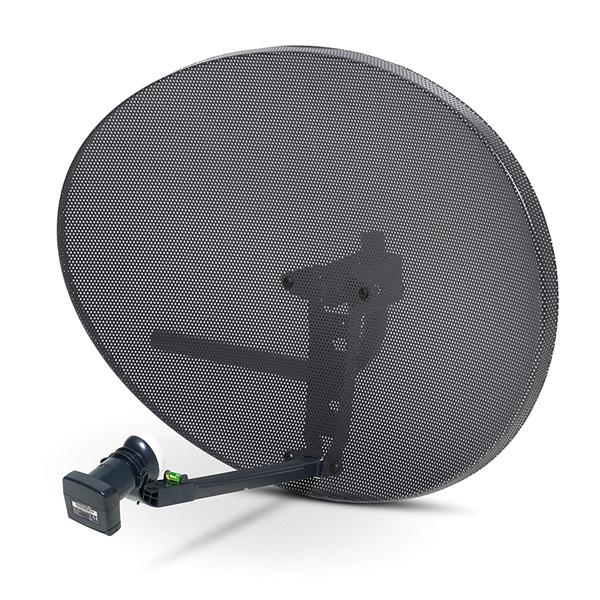Mesh 60Cm Satellite Dish And Quad Lnb (Assembly Required) | El60ddpquad-S