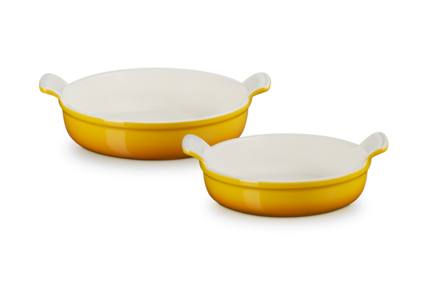 Le Creuset 2 Piece Deep Round Dishes Nectar