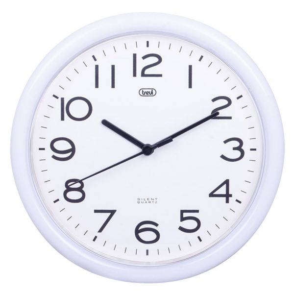 Trevi Wall Clock 25cm White