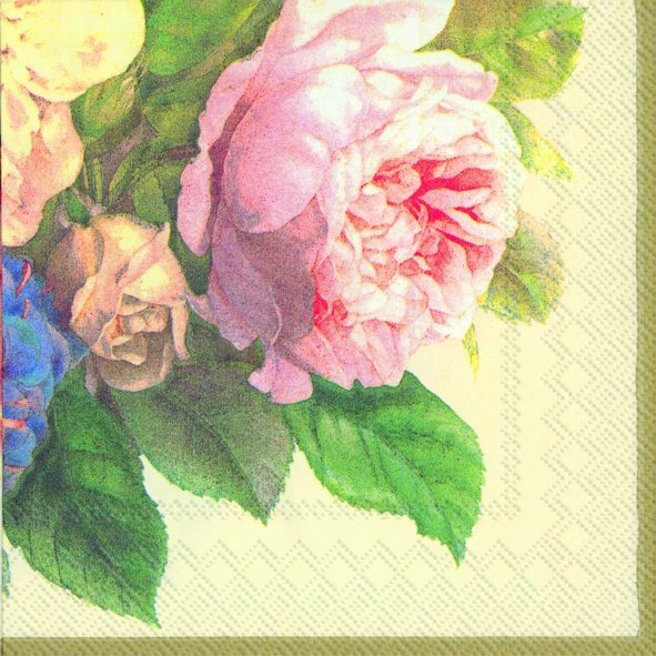 Fairy Rose Champagner Perlmut Lunch Napkins