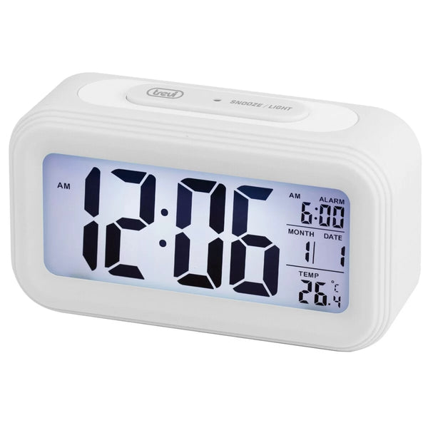 Trevi Digital Alarm Clock White