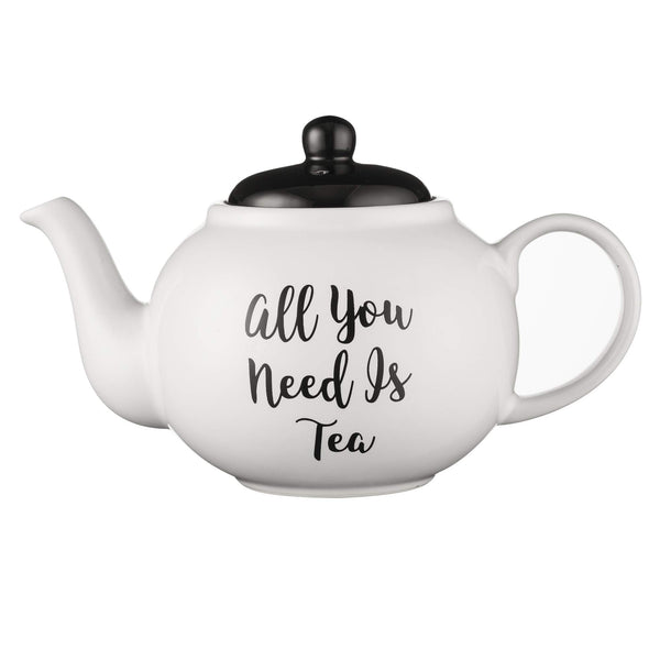 Carnaby Script 6cup Teapot Rayware