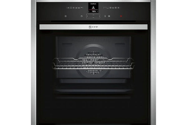 Neff N50 Pyrolytic Single Oven with Telescopic Rails