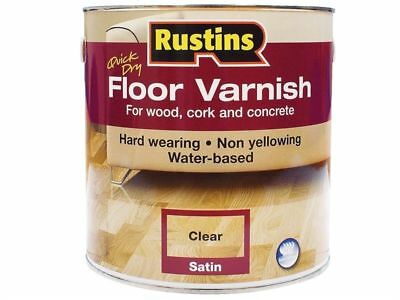 Rustins Floor Varnish Clear Satin 2.5ltr