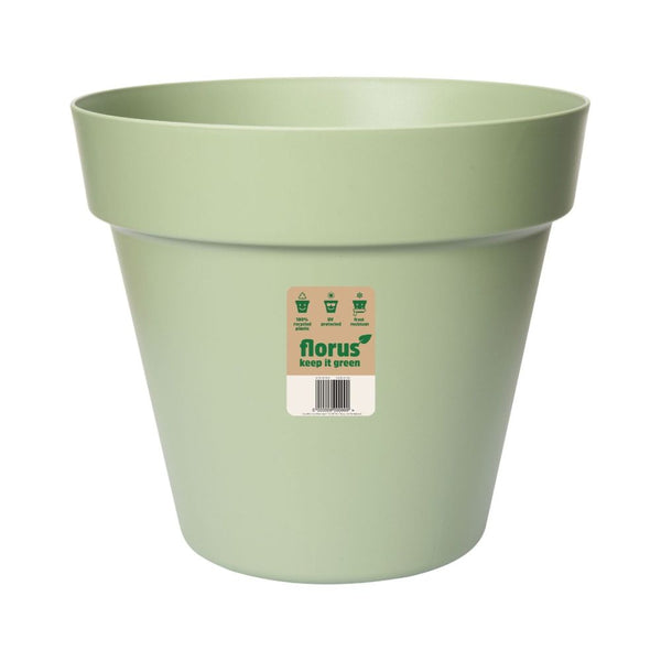 Paris Flowerpot 47cm Mintgreen, 100% recycled plastic, UV protected, frost resistant, indoor/outdoor use – Keans Claremorris