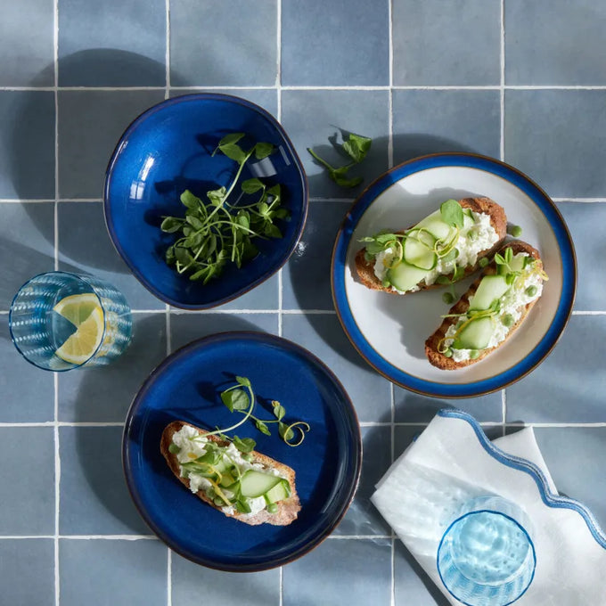 Denby Medium Plate - Imperial Blue - Image 5