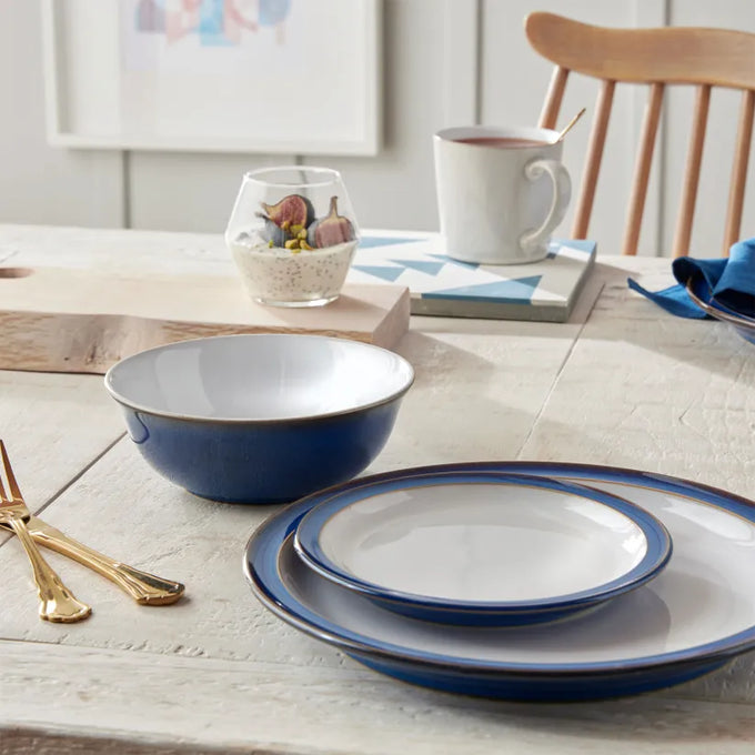 Denby 12 Piece Dinner Set - Imperial Blue - Image 5