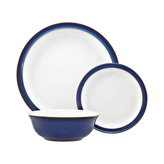 Denby 12 Piece Dinner Set - Imperial Blue - Image 4