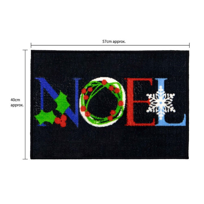 Christmas Machine Washable “Noel” Mat – 40 x 75cm - Image 2