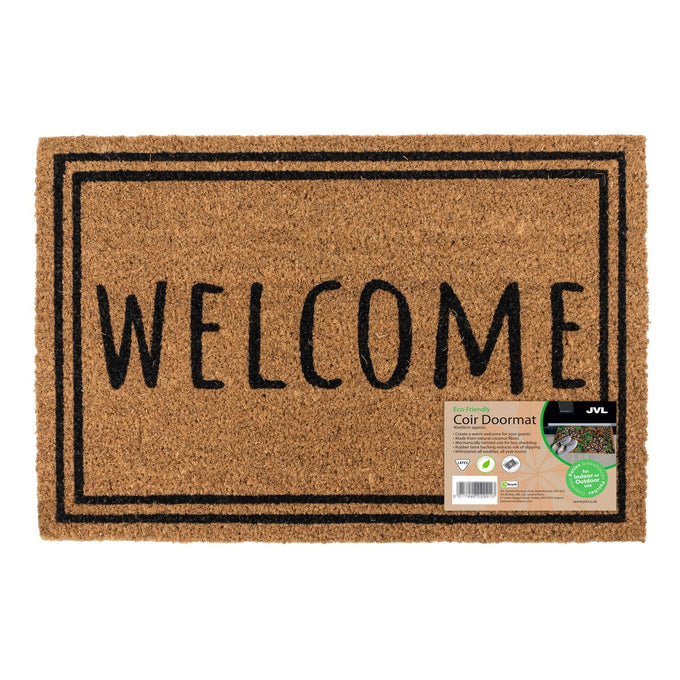 Latex Coir -Welcome Border Mat 40x60cm - Image 1