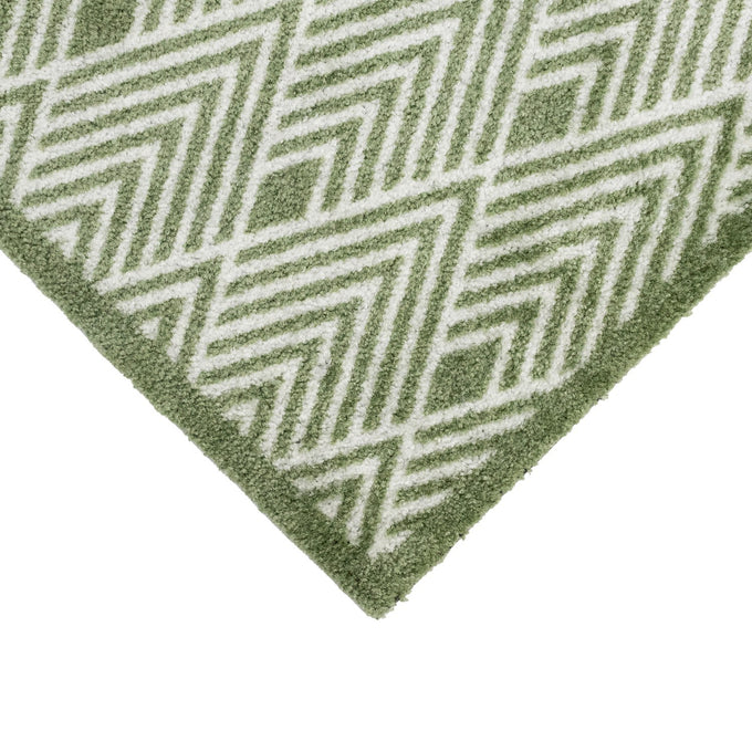 Mega Mat Machine Washable Doormat, 50x75cm, Green Geo - Image 4