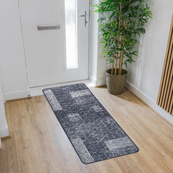 Fiora Machine Washable Runner, 50 x 150cm, Muted Matrix