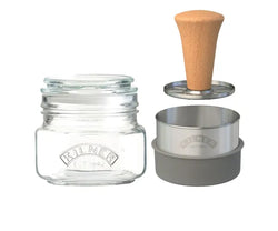 Kilner Mash & Store Set with 0.5L glass jar, stainless steel mashing basket & tool, silicone seal – Keans Claremorris