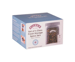 Fresh Storage 4Pce Spice Jar Set 0.16 Litre