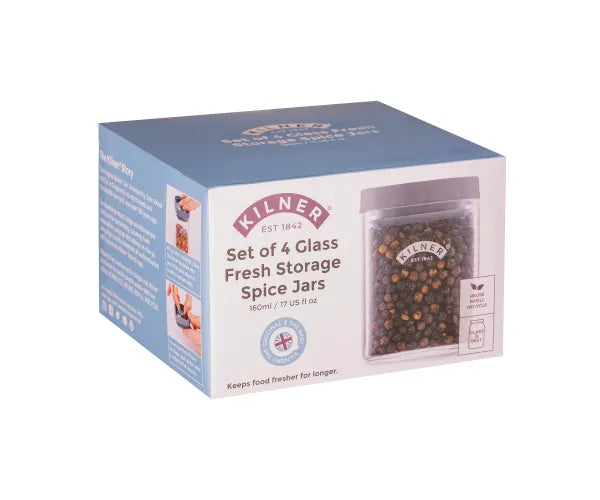 Fresh Storage 4Pce Spice Jar Set 0.16 Litre - Image 2