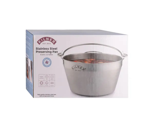 Kilner Stainless Steel Preserving Pan 8Ltr - Image 3