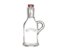 Kilner Clip Top Handled Bottle 0.2L glass with airtight seal and handle for easy pouring – Keans Claremorris