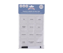 Set Of 8 Pantry Labels With Pen