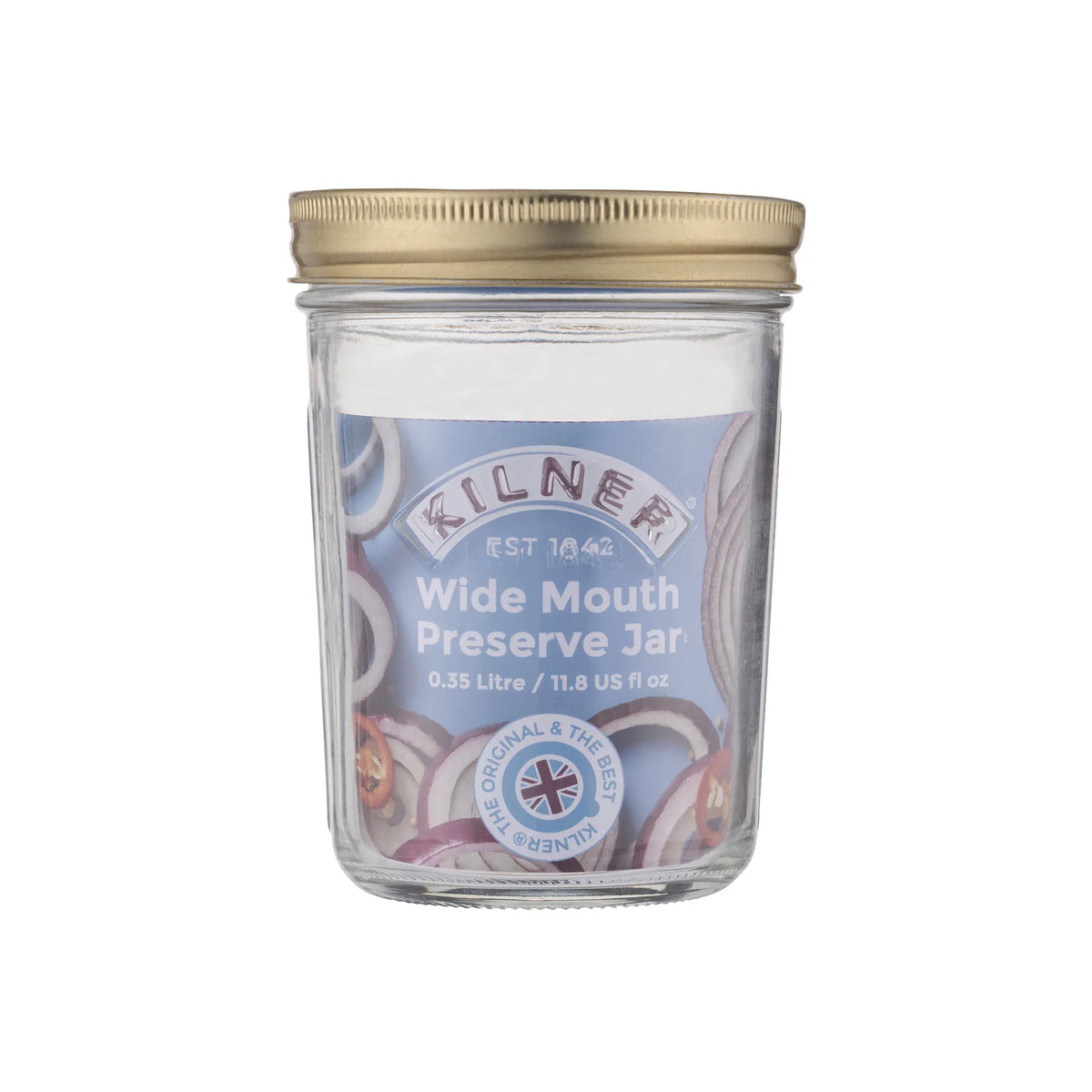 Kilner Wide Mouth Preserve Jar 0.35 Litre - Image 2