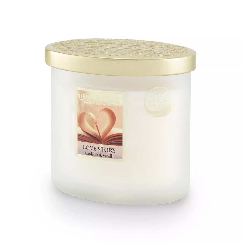 Love Story 2 Wick Ellipse Candle