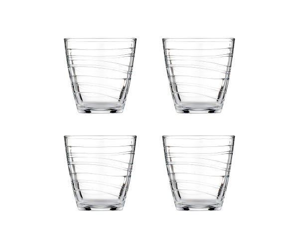 Essentials Swirl Mixer Glass 30cl, oversized modern design, ideal for fruit juice or short drinks – Keans Claremorris