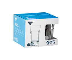 Manhattan Gift Box with 4 Hiball Glasses 30cl - Elegant Drinkware Set | Keans Claremorris