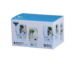 Ravenhead Mode Set Of 6 Hiball Glasses 48cl