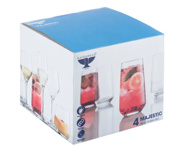 Ravenhead Majestic Set Of 4 Hiballs Glasses 38Cl - Image 2