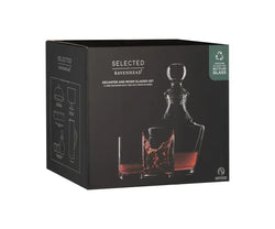 Selected 1Ltr Decanter with 2 37cl Mixers Set - Elegant glassware for drinks | Keans Claremorris