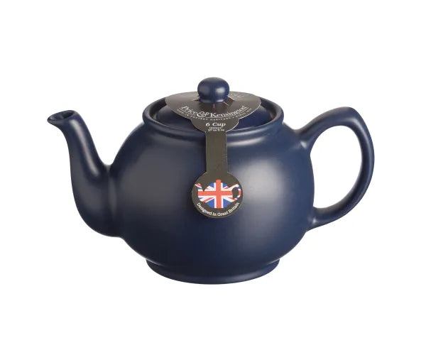 Matt Navy Blue 6 Cup Teapot with Matte Finish – Stylish and Durable | Keans Claremorris
