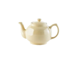 Price & Kensington Cream 2 Cup Stoneware Teapot, 450ml, non-drip spout, ergonomic handle, dishwasher safe – Keans Claremorris