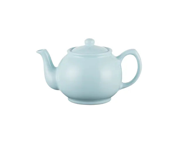 Pastel Blue 6 Cup Teapot, 1100ml stoneware with non-drip spout, ergonomic handle, dishwasher safe – Keans Claremorris.