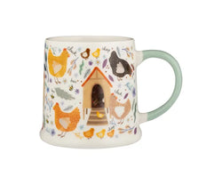 Chicken Coop Mug 380ml by Price & Kensington, fine china, farmyard design, microwave and dishwasher safe – Keans Claremorris