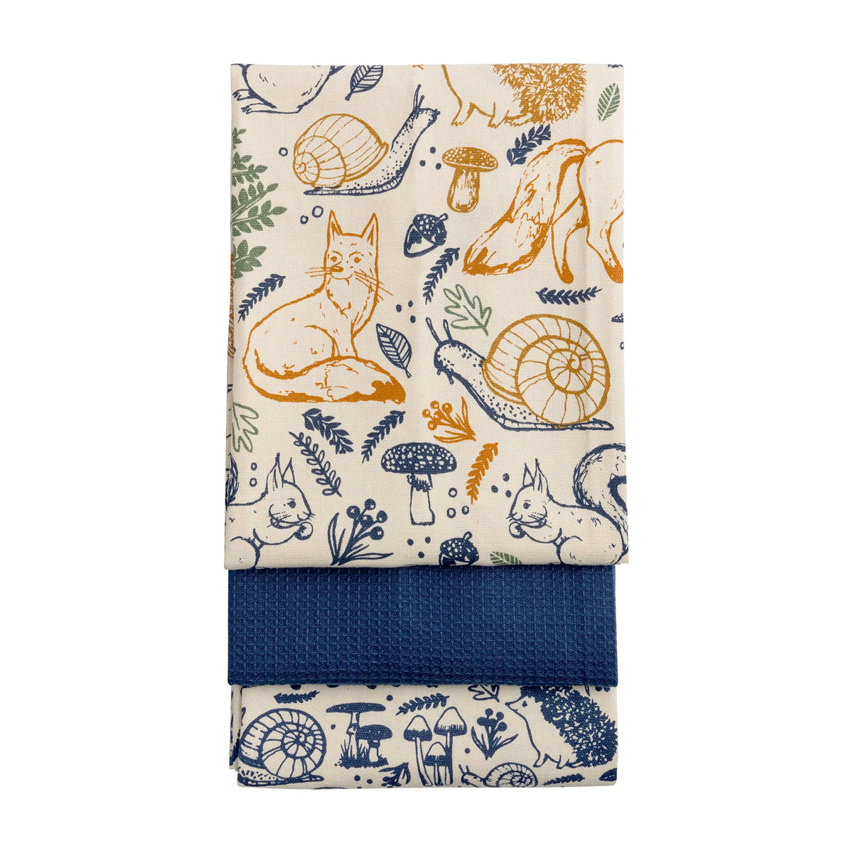 Price & Kensington Woodland Set Of 3 Tea Towels - Image 2