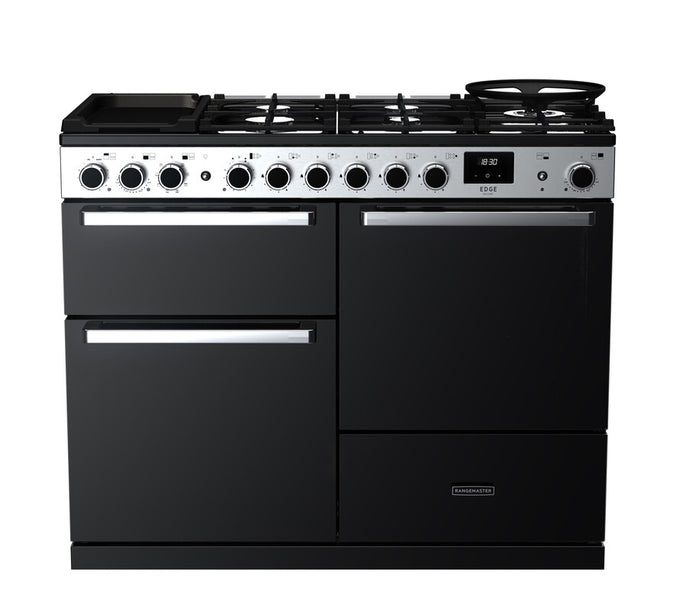 Rangemaster Dual Fuel Edge Deluxe Black Glass - Image 3