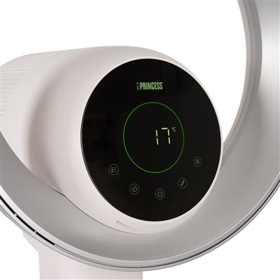 Princess 358480 Smart Fan and Air Purifier with air cleaning features, available at Keans Claremorris store.