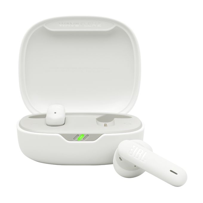 JBL Wave Flex 2 True Wireless Earbuds White - Image 1