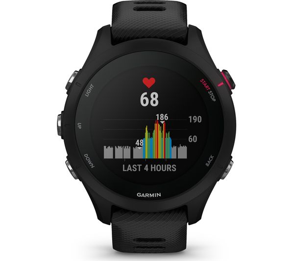 Garmin Forerunner 255S Music GPS Running Watch Black, advanced fitness tracking, Keans Claremorris