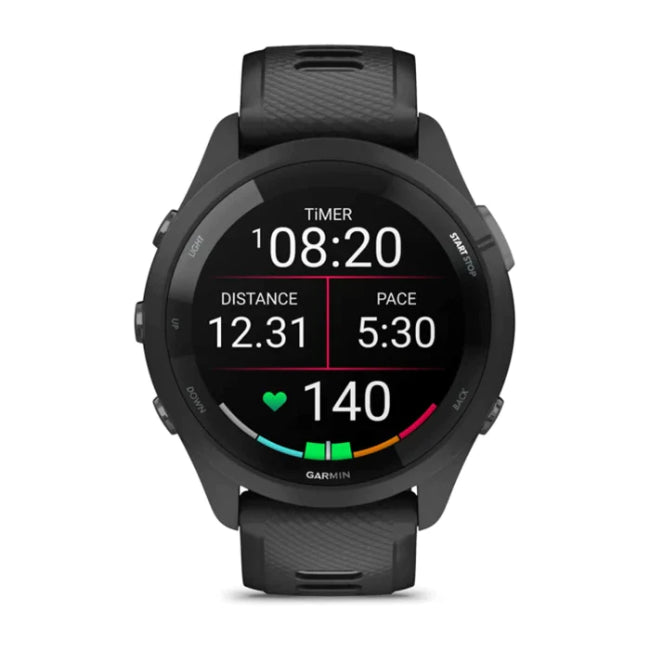 Garmin Forerunner 265 Music Black GPS Running Watch with Music Storage – Available at Keans Claremorris