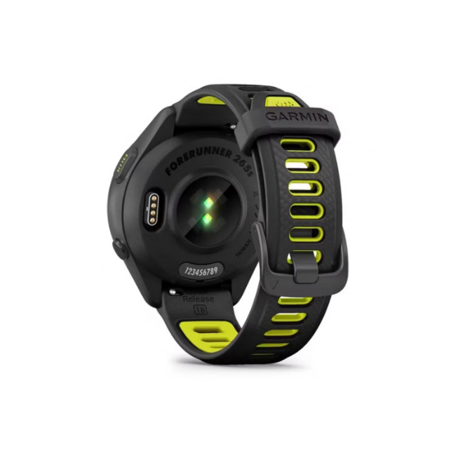 Garmin Forerunner 265S Music Black smartwatch with GPS and music, available at Keans Claremorris