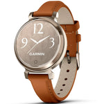 Load image into Gallery viewer, Garmin Lily 2 Classic Cream Gold W Leather Tan Band|  010-02839-02
