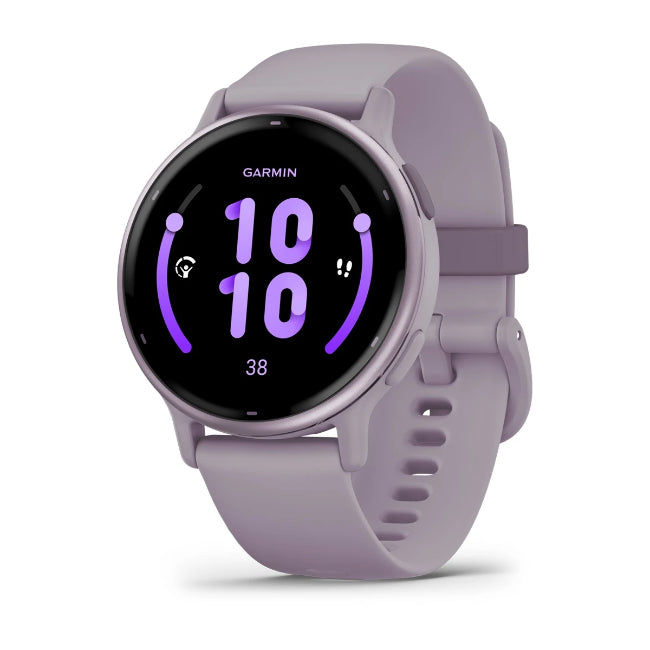 Garmin Vivoactive 5 Smartwatch Metallic Orchid with 1.2" AMOLED, health tracking, GPS, music, Garmin Pay – Keans Claremorris