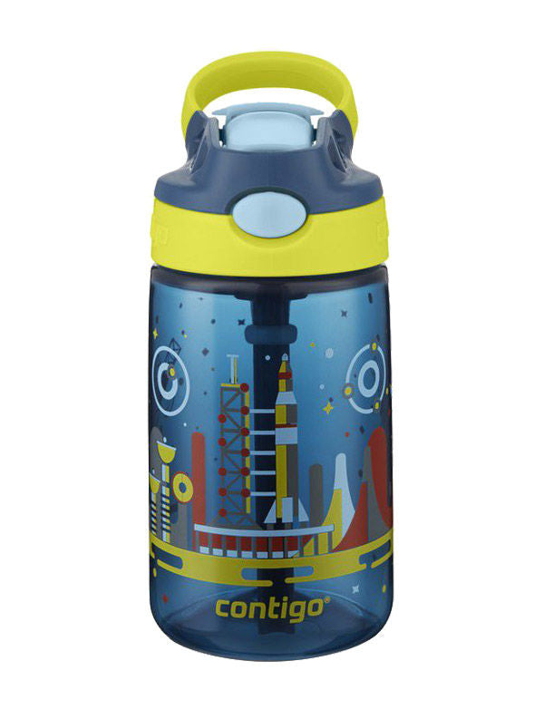 Contigo Gizmo Flip Nautical Space 420ml kids water bottle with Autospout, Tritan material, 14oz – Keans Claremorris