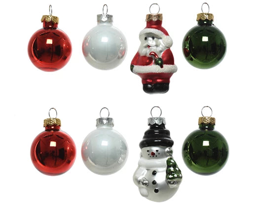 Figure GLASS Shiny Ornaments Tube 9– 2 Assorted - Image 3