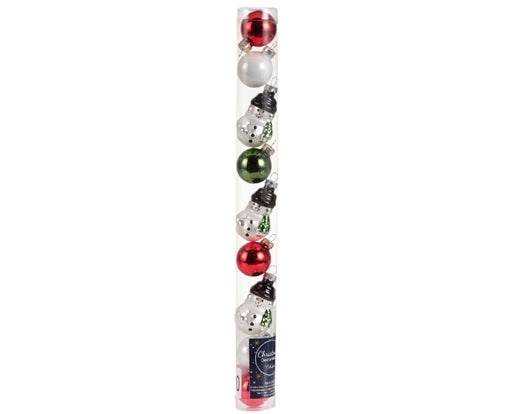 Figure GLASS Shiny Ornaments Tube 9– 2 Assorted - Image 2