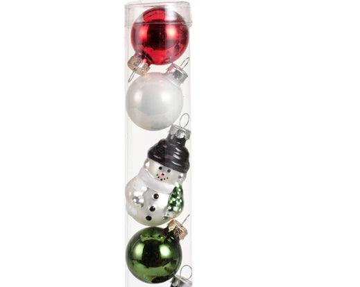 Figure GLASS Shiny Ornaments Tube 9– 2 Assorted - Image 4